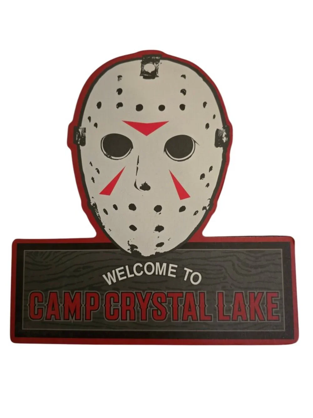 Halloween Horror Decor Bundle Michael Myers & Friday The 13th Block Signs 2 Pc